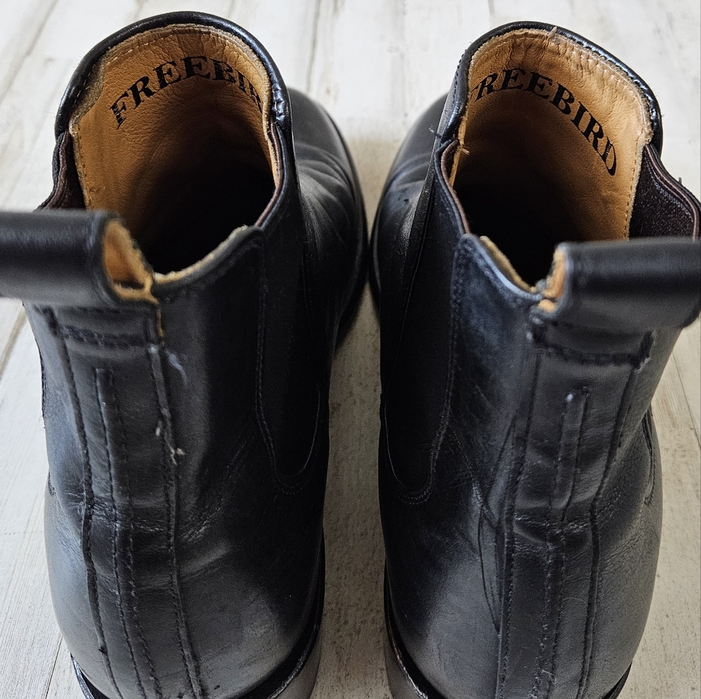 Freebird Black Leather Palmer Mens Boots - Picture 6 of 9